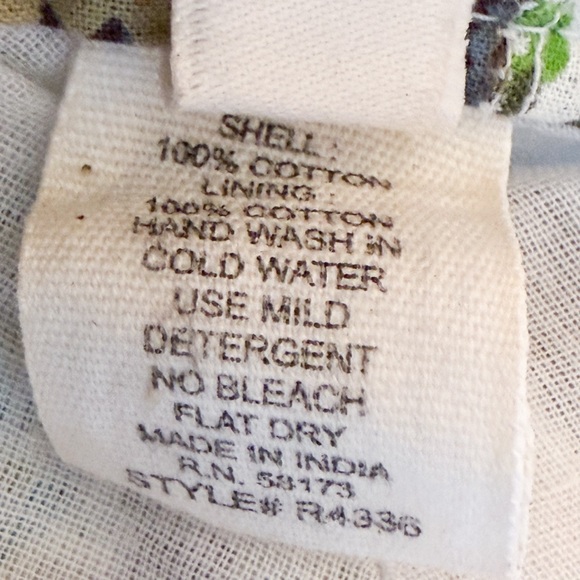 Raga Anthropologie Floral Patchwork Boho Tiered Maxi Skirt India Women’s S - Picture 11 of 12